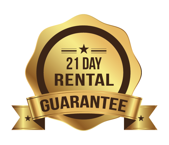 21 day rental guarantee